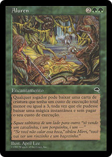 MtG　Aluren / 魔の魅惑　Tempest Aluren | Tempest - Portuguese | Star City Games