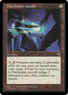 Cursed Scroll | Tempest - French | Star City Games