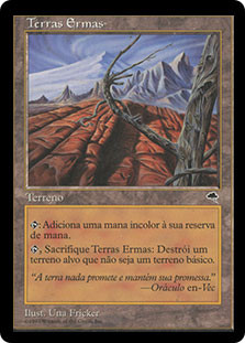 【MTG】Wasteland 4枚セット(TMP) MTG】Wasteland 4枚セット(TMP)