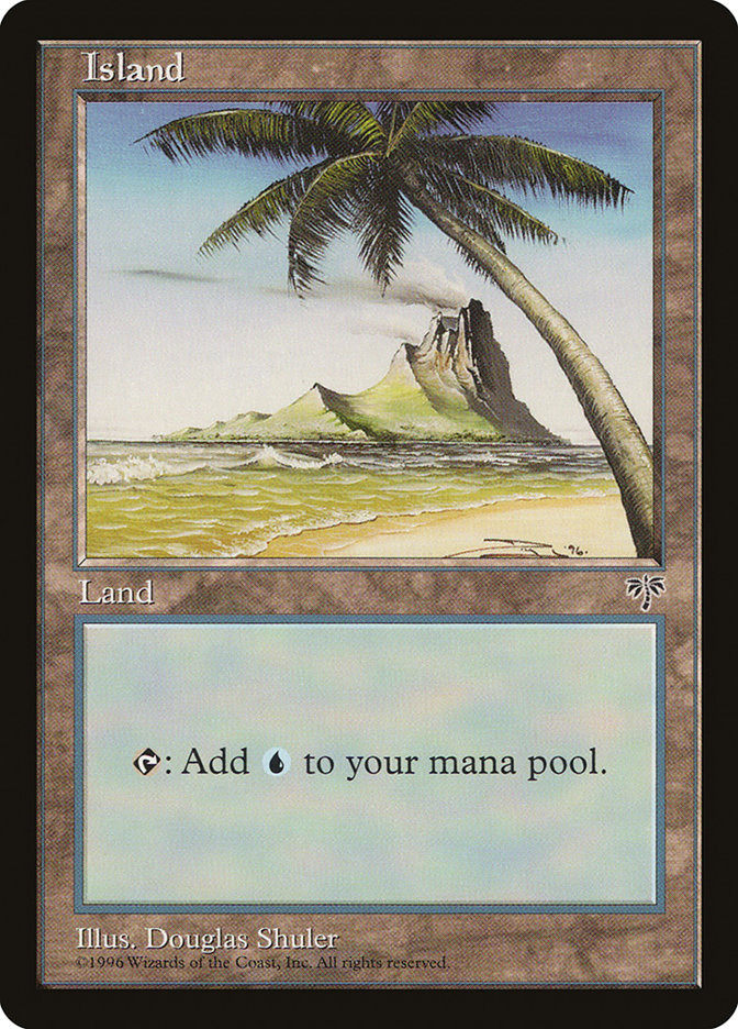 MTG Island(A) - Mirage #335 | eBay