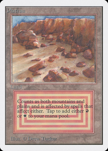 Plateau EN デュアルランド MTG Plateau · Revised Edition (3ED) #284 · Scryfall Magic The