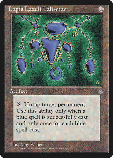 MTG アーティストプルーフ Lapis Lazuli Talisman LapisLazuliTalisman__58787.