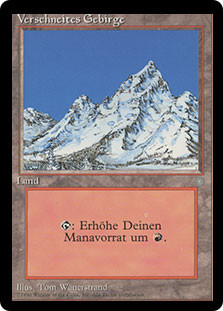 Magic The Gathering - Snow-Covered Mountain - Montagna Innevata