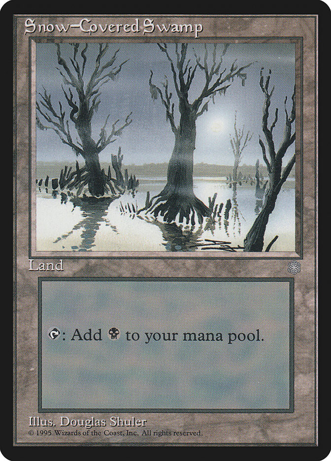 MTG Snow-Covered Swamp - Ice Age #372 | eBay