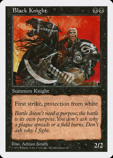 MTG Black Knight サマー エディション BGS9 Black Knight | 5th Edition | Star City Games