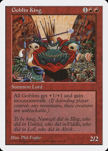 【PSA10】MTG 30th Goblin King 希少　旧枠 PSA10】MTG 30th Goblin King 希少 旧枠 Goblin King | Alpha