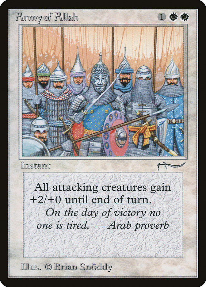 MTG Army of Allah(Dark) - Arabian Nights #002 | eBay
