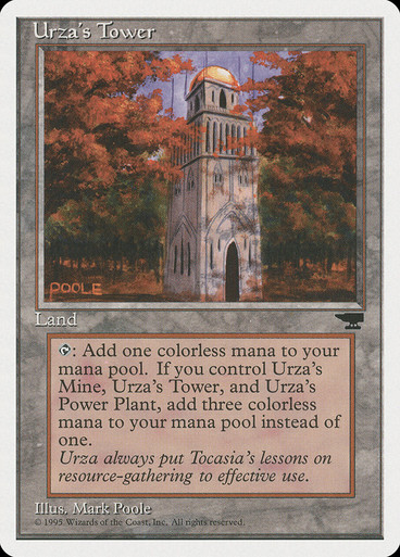 【保証書付】 Urza's Tower (Forest) | Chronicles | Star City Games 土地
