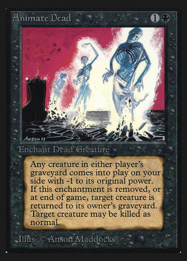 animate dead mtg card Magic The Gathering - Murders at Karlov Manor - Commander main image 1
