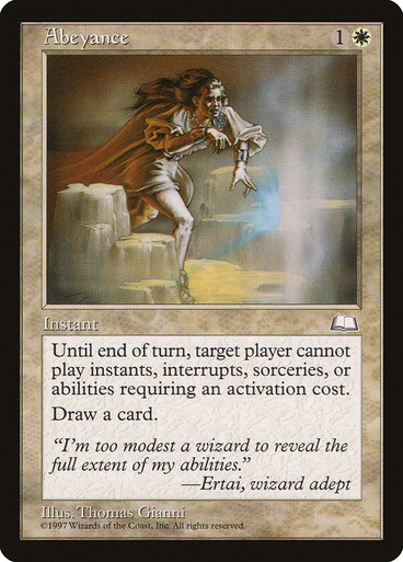 【希少】MTG 中断/Abeyance　WTH 3枚セット　英語版　旧枠 Abeyance__20275.1648649788.386