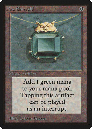 2枚セットMox Emerald プレイマット Power9 エメラルドの通販 by