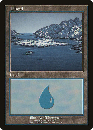 MTG ユーロランド Euro Land 青 Blue 未開封 IslandEuroBlueScandinavia__083