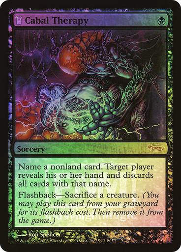 ★【Foil】陰謀団式療法/Cabal Therapy/4枚(FNM)DCI 陰謀団式療法/Cabal Therapy》[EMA] 黒U | 日本最大級 MTG通販