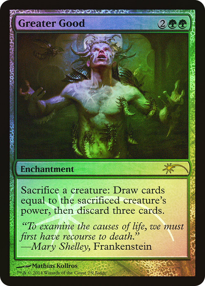 MTG FOIL Greater Good (Judge) - Promo #JDG_J14_002 | eBay
