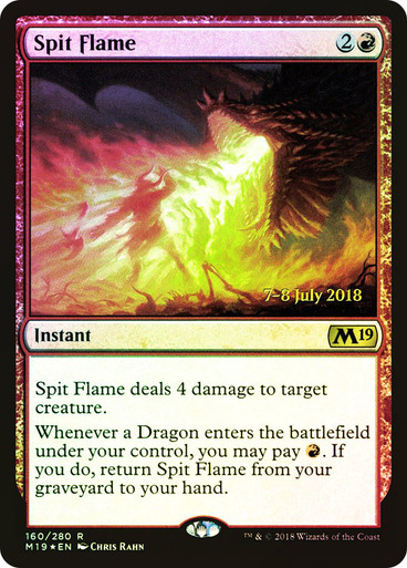 Spit Flame (Prerelease) (Core Set 2019) | Promo | Star City Games