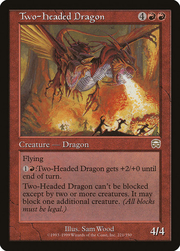 MTG双頭のドラゴン/Two headed dragon MMQ FOIL英語版 Two-Headed Dragon | Mercadian Masques | Star City Games