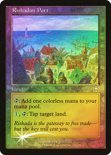 Carta Magic: The Gathering - Rishadan Port (Puerto De Rishada) - Mercadian Masques, Rareza Rara