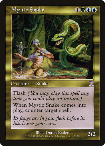 神秘の蛇/Mystic Snake Foil 英語 4枚 MTG Mystic Snake | Time Spiral Timeshifted | Star City Games