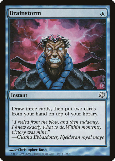 christopher rush mtg cards Brainstorm - Brainstorm | Coldsnap Reprints |