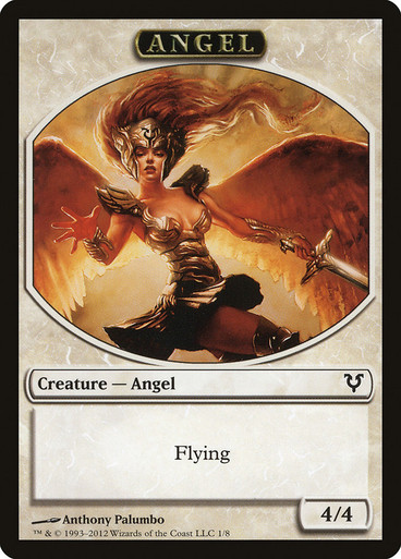 天使トークン　和トークンの英語版　超レア　Angel token Angel Token} | Avacyn Restored | Star City Games
