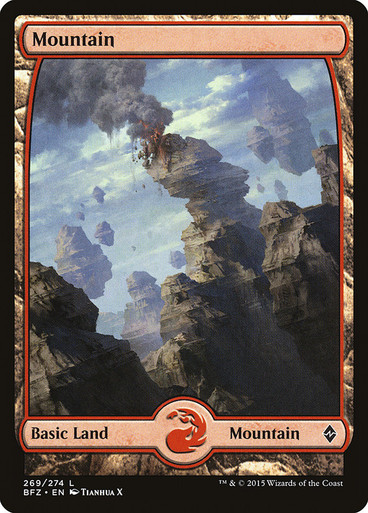 Mountain (#269) (Full Art) | Battle for Zendikar | Star City Games