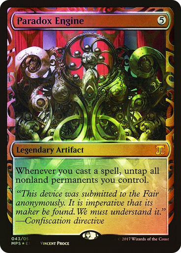 MTG パラドックス装置/Paradox Engine MPS 部分光沢 Paradox Engine | Masterpiece Series: Kaladesh Inventions | Star