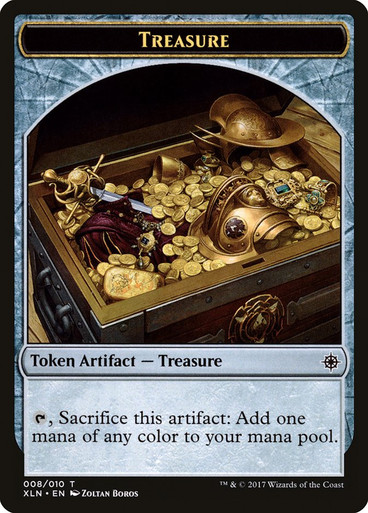 【オマケ付】宝物トークン　Treasure token　旧正月プロモ MTG オマケ付】宝物トークン Treasure token 旧正月プロモ MTG