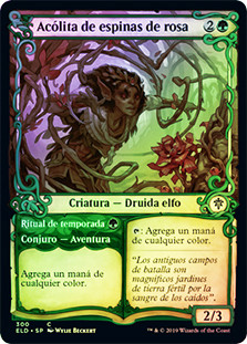 Magic: The Gathering – Rosethorn Acolyte Card (Throne Of Eldraine)