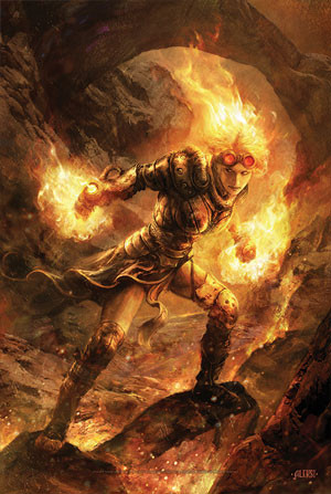 Aleksi Briclot Lithograph - Lorwyn - Chandra Nalaar | Star City Games