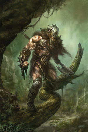 Aleksi Briclot Lithograph - Lorwyn - Garruk Wildspeaker | Star