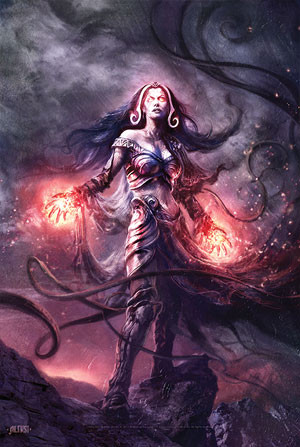 リリアナ・ヴェス　プレイマット　Aleksi Briclot Ultra PRO: Playmat - Aleksi Briclot (Liliana Vess - Kickstarter Exclus