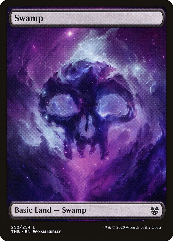 MTG Swamp Full Art - Theros Beyond Death #252 | eBay