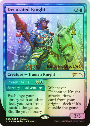 Decorated Knight // Present Arms · Happy Holidays (HHO) #19