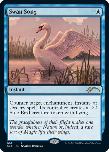 白鳥の歌　foil Swan Song Secret Lair Swan Song | Secret Lair Drop | Star City Games