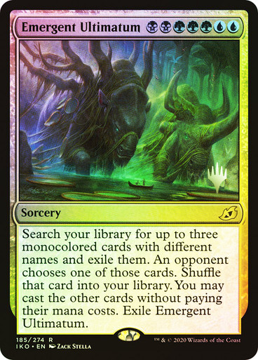 mtg ultimatum cards Emergent Ultimatum MTG Magic: The Gathering Card - Emergent Ultimatum  (Ikoria: Lair Of Behemoths)