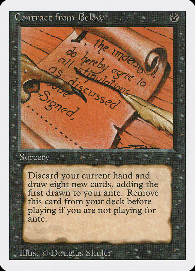 MTG Contract from Below - 3rd Edition / Revised #097 | eBay