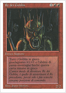 Goblin King | 3rd Edition / Revised - Italian | Star City Games