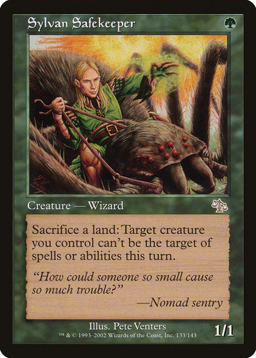 MTG 森を護る者/Sylvan Safekeeper 英語版 foil SylvanSafekeeper__31026.