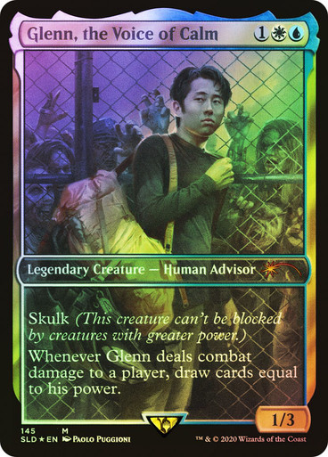 glenn mtg card Glenn, the Voice of Calm (The Walking Dead) | Secret Lair Drop