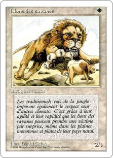 Savannah Lions | 3rd Edition / Revised - French | Star City Games