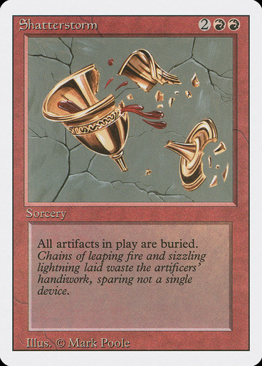 MTG(英)粉砕の嵐 / Shatterstorm【6ED】 Shatterstorm__82917.1648825640