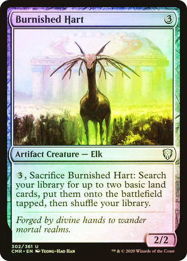 ダブルレインボーフォイル　Burnished hart mtg Burnished Hart | Commander Legends: Battle for Baldur's Gate