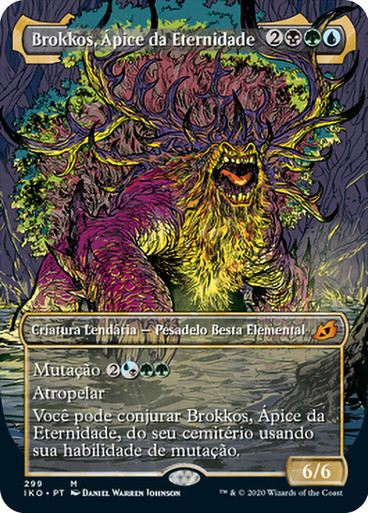 mtg アーティストプルーフ Mythos of Brokkos MtG Ikoria: Lair of Behemoths Mythic Rare Brokkos, Apex of