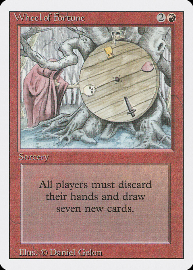 【MTG】Wheel of Fortune MTG Wheel of Fortune - 3rd Edition / Revised #185 | eBay