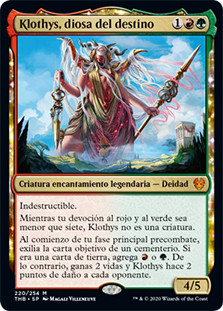 mtg klothys god of destiny commander deck Klothys, : Toys & Games At the beginning of your precombat main phase MtG Theros Beyond Death Mythic