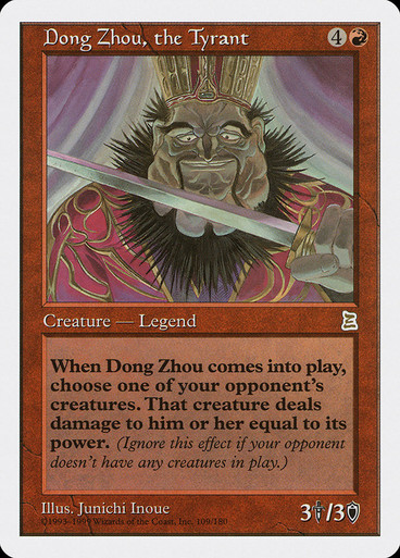 Dong Zhou, the Tyrant | Portal Three Kingdoms | Star City Games