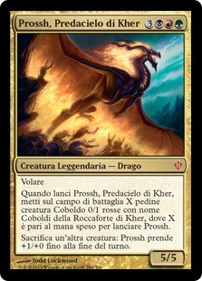 mtg prossh commander deck Magic the Gathering Skyraider of Kher gets +1/+0 until end of turn. Prossh, Skyraider of Kher |