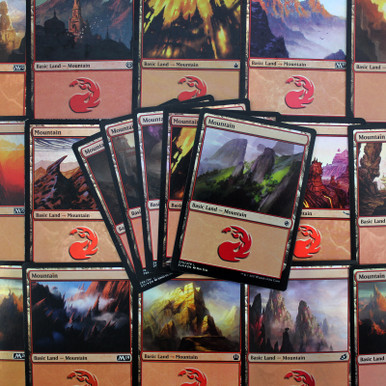 MTG 山 foil 17枚セット　土地 MTG Basic Lands (Foil) - Mountain - Star City Games