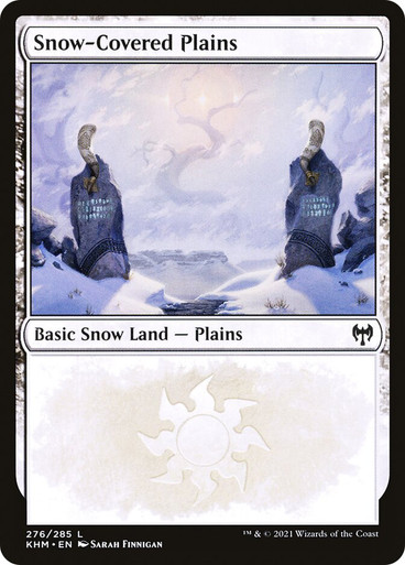 FOIL)(1473)冠雪の平地/Snow-Covered Plains《英語》【SLD】