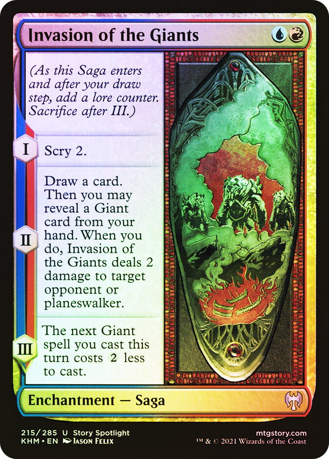 MTG FOIL Invasion of the Giants - Kaldheim #215 | eBay